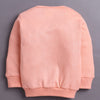 Peach Girls Full Sleeves Cotton T-Shirt & Jogger Set