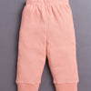Peach Girls Full Sleeves Cotton T-Shirt & Jogger Set
