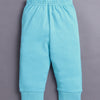 Blue Girls Full Sleeves Cotton T-Shirt & Jogger Set