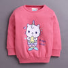 Pink Girls Full Sleeves Cotton T-Shirt & Jogger Set