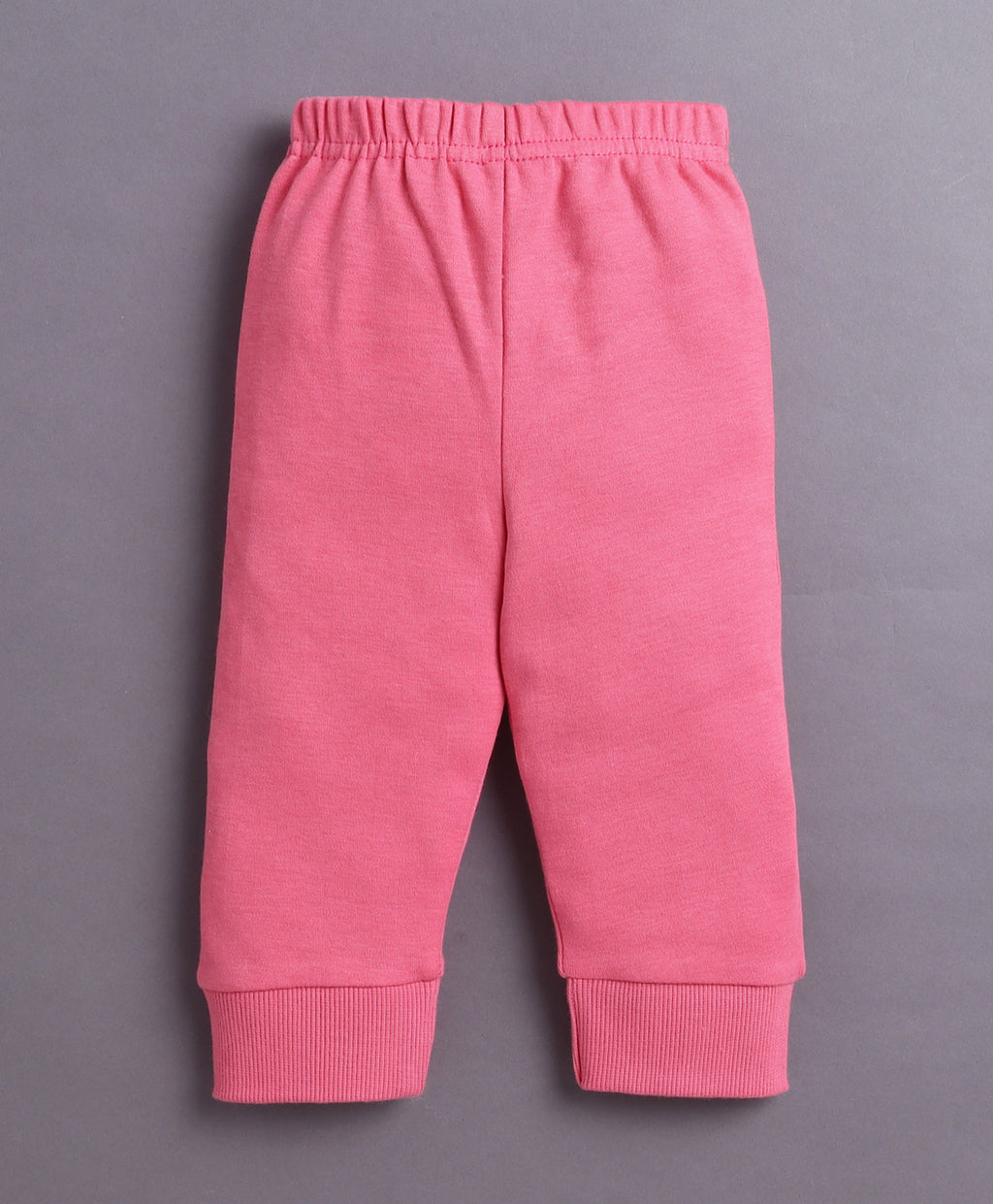 Bumzee Pink Animal Print T-Shirt & Jogger Set, Full Sleeves, 100% Cotton