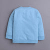 Blue & White Boys Full Sleeves Sweatshirt & Jogger Set