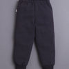 Mustard & Brown Boys Full Sleeves Sweatshirt & Jogger Set