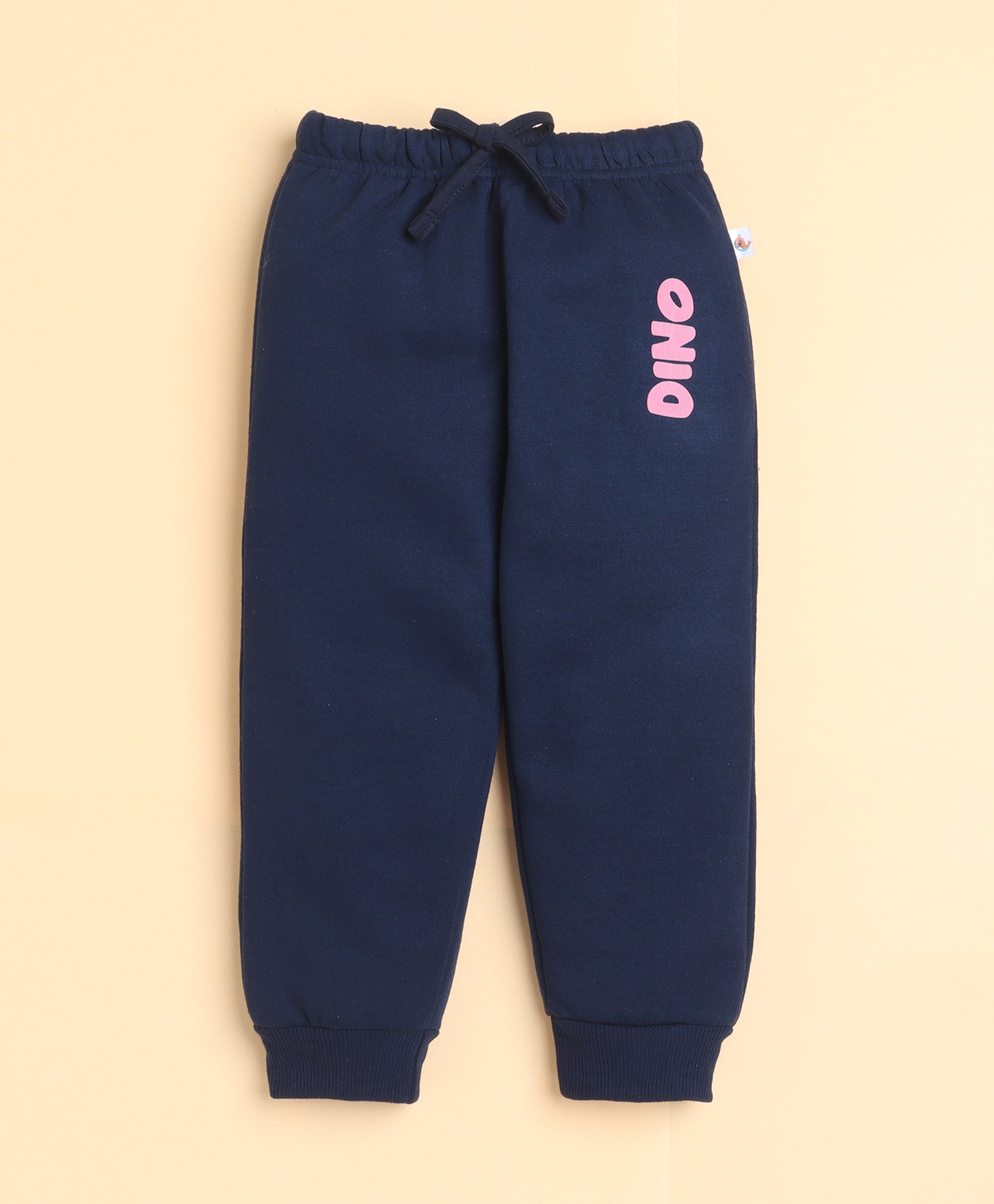 Green & Navy Girls Full Sleeves Sweatshirt & Jogger Set