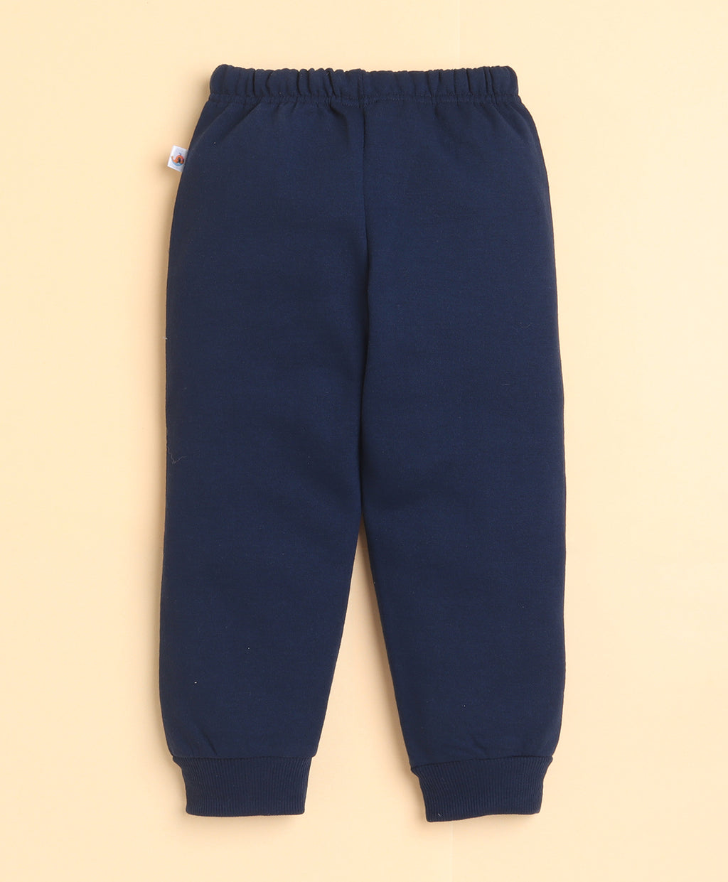 Bumzee Green & Navy Animal Print Sweatshirt & Jogger Set, Full Sleeves, Fleece