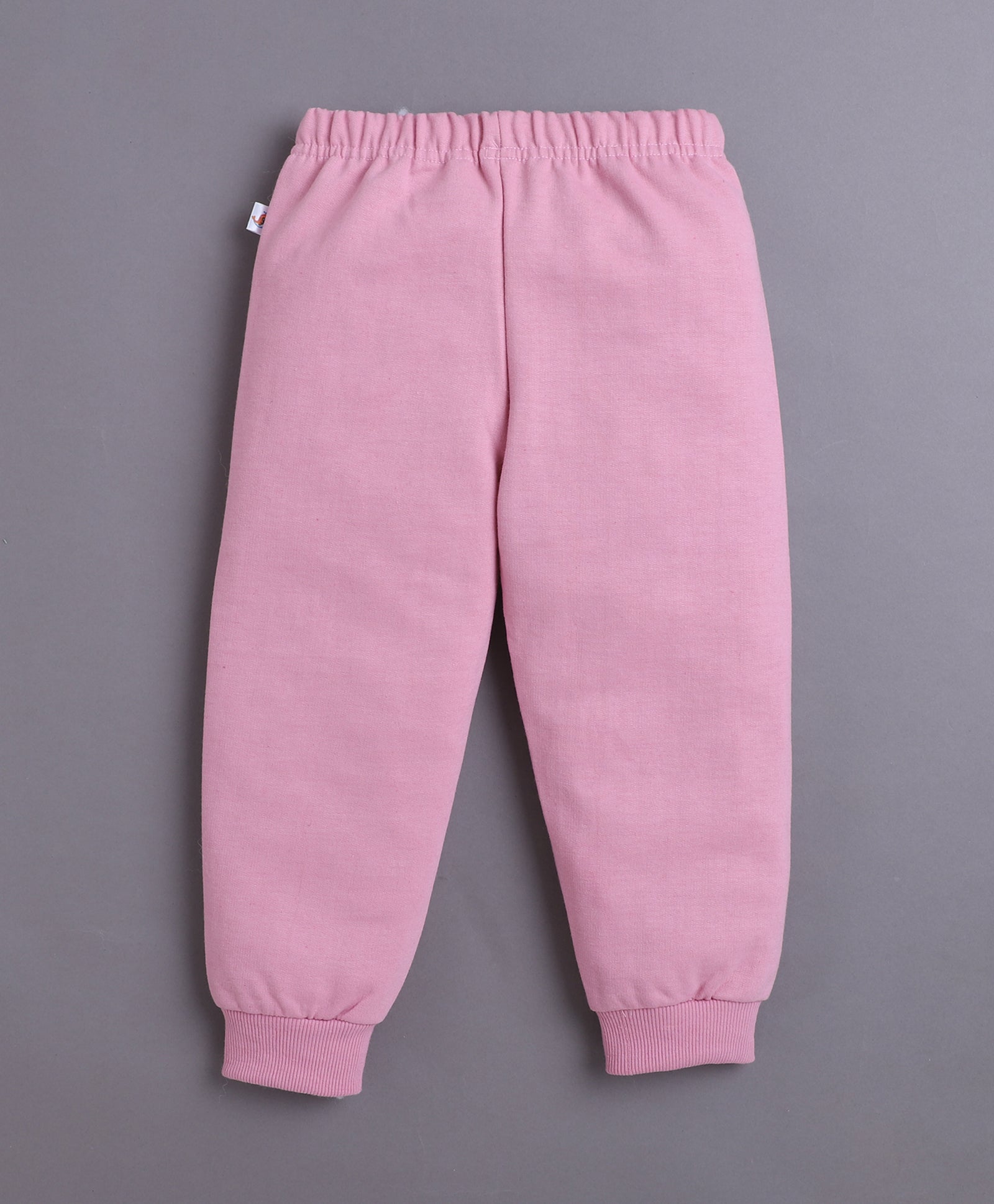 Blue & Pink Girls Full Sleeves Sweatshirt & Jogger Set