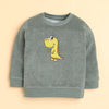 Green Boys Full Sleeves Sweatshirt & Jogger Set