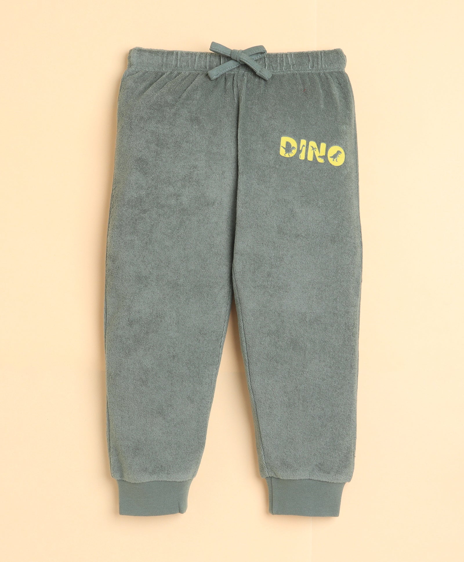 Green Boys Full Sleeves Sweatshirt & Jogger Set