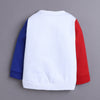White Boys Full Sleeves Round Neck Sweatshirt