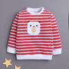 Red Boys Full Sleeves Round Neck Sweatshirt