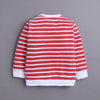 Red Boys Full Sleeves Round Neck Sweatshirt
