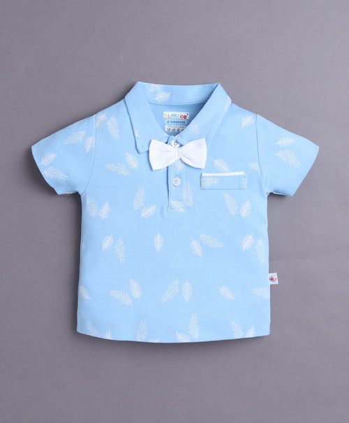 Boys Cotton T-Shirt Short With Suspender - SS26
