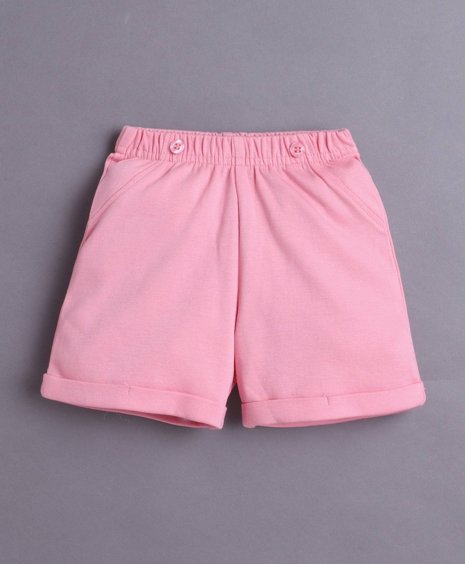 BUMZEE White & Pink Boys Half Sleeves Shirt & Short Set With Applique Bow Suspender & Cap