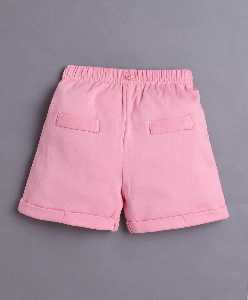 Bumzee White & Pink Striped Formal Set, Half Sleeves, 100% Cotton