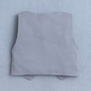BUMZEE Grey & White Boys Full Sleeves Shirt Waistcoat & Short Set With Applique Bow