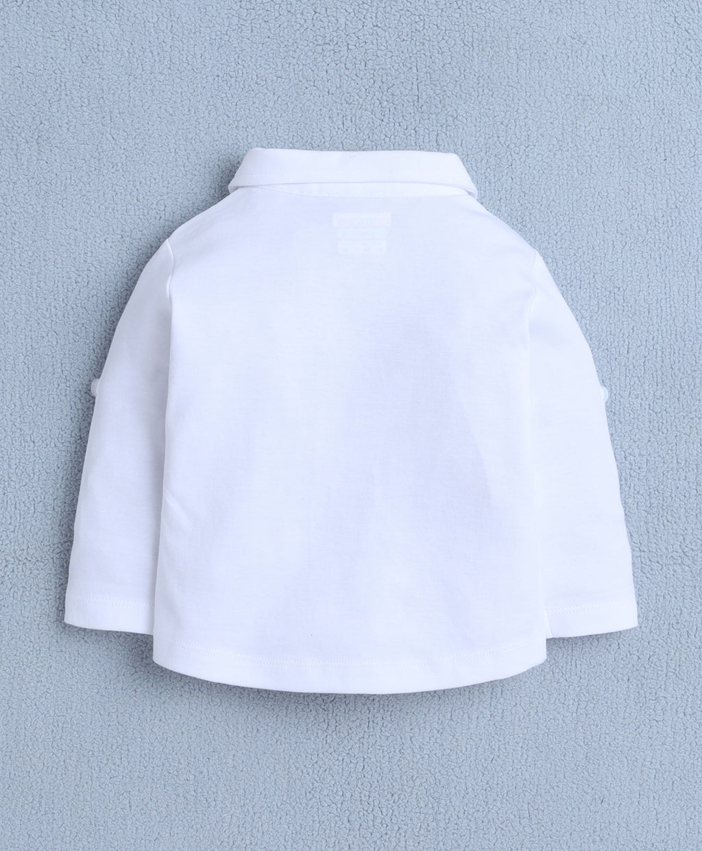 Bumzee Beige & White Formal Set, Full Sleeves, 100% Cotton