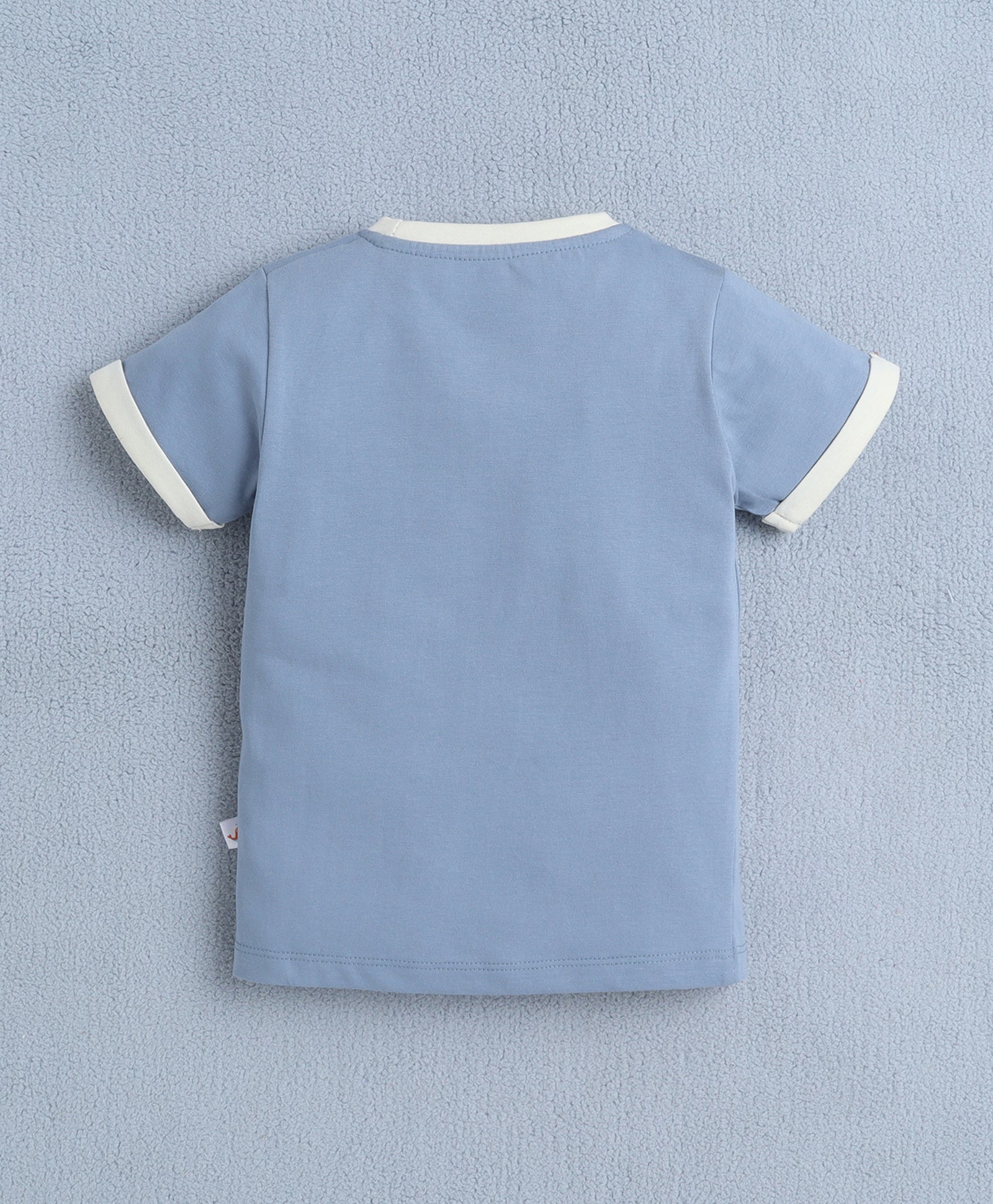 BUMZEE Grey & Lemon Boys Half Sleeves T-shirt & Short Set