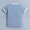 BUMZEE Grey & Lemon Boys Half Sleeves T-shirt & Short Set
