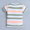 White & Green Boys Half Sleeves T-shirt & Short Set