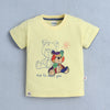 BUMZEE Yellow & Blue Boys Half Sleeves T-shirt & Short Set