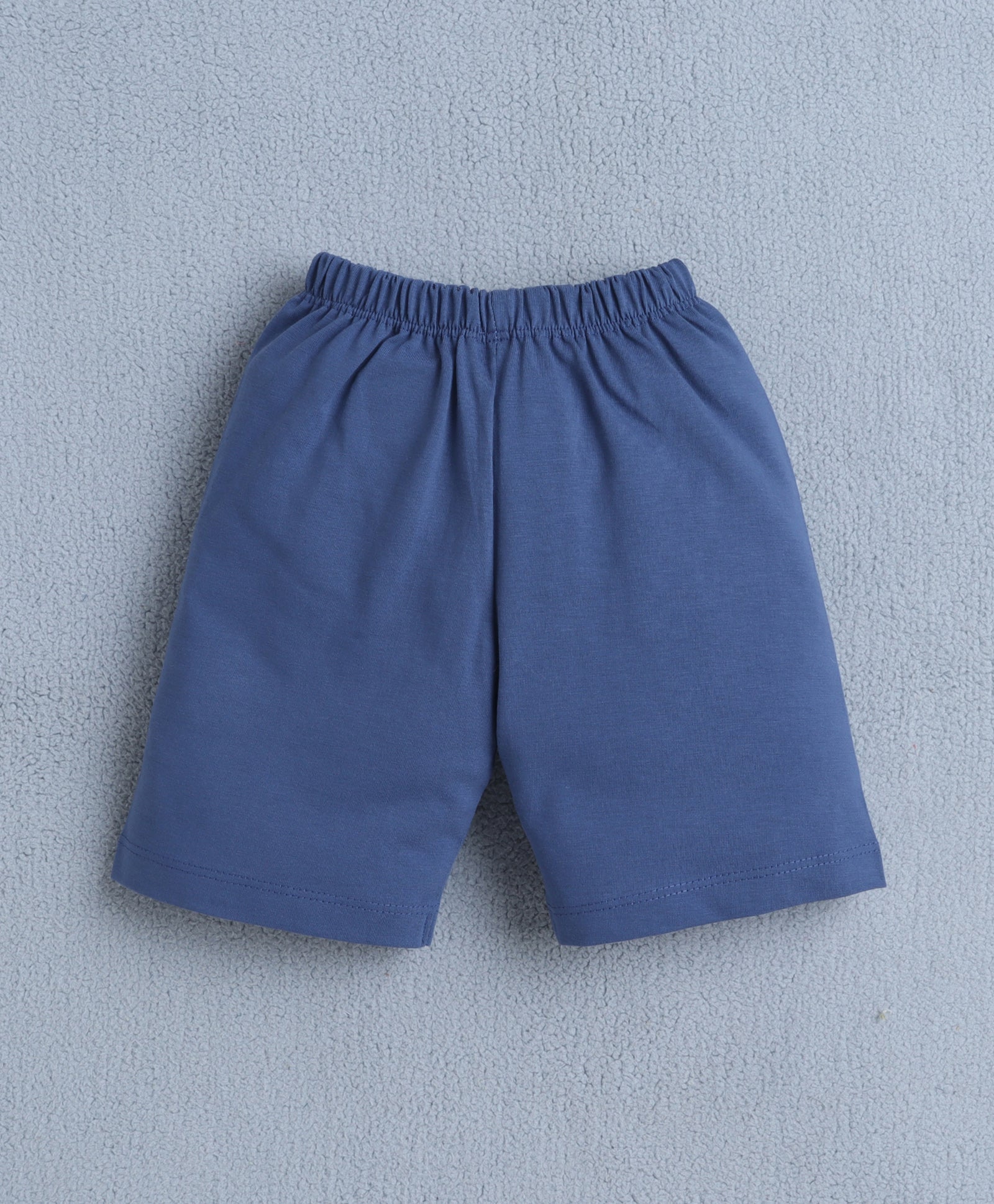 BUMZEE Yellow & Blue Boys Half Sleeves T-shirt & Short Set