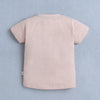 BUMZEE Peach & Grey Boys Half Sleeves T-shirt & Short Set