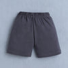BUMZEE Peach & Grey Boys Half Sleeves T-shirt & Short Set