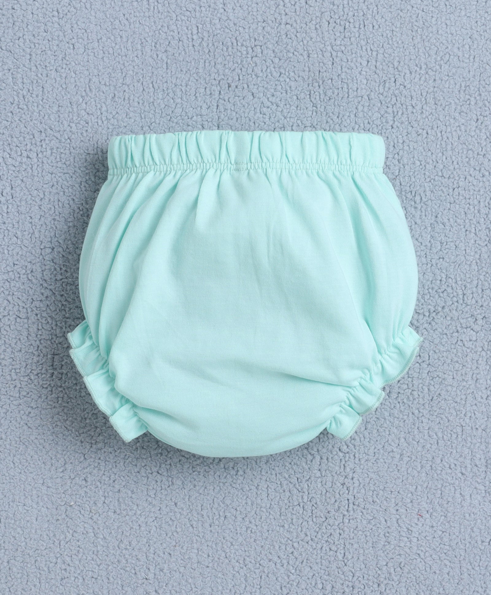 Mint Green Girls Cap Sleeves Frock With Panty