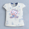Lemon & Blue Girls Cap Sleeves T-Shirt & Capri Set