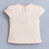 BUMZEE Peach & Coral Girls Cap Sleeves Top & Skirt Set