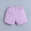 BUMZEE Navy & Lavender Girls Cap Sleeves T-shirt & Short Set