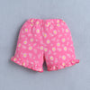 BUMZEE Baby Pink & Pink Girls Cap Sleeves T-shirt & Short Set