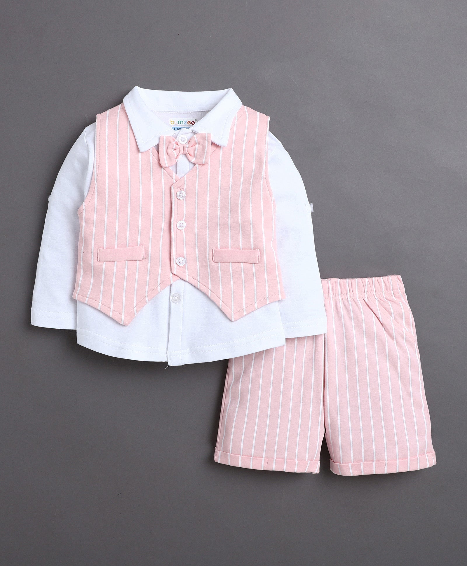 Soft Cotton Formal Set – Easy Everyday Outfit for Boys | Bumzee