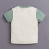 BUMZEE Green & Beige Boys Half Sleeves T-shirt & Short Set