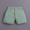 BUMZEE Green & Beige Boys Half Sleeves T-shirt & Short Set