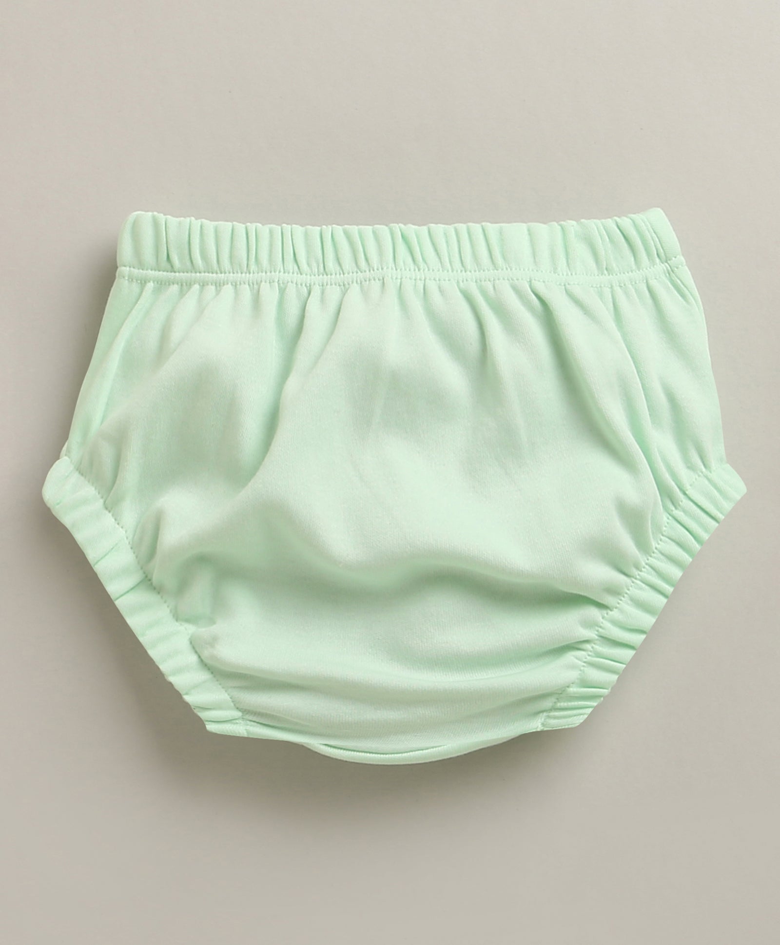 Mint Green Girls Cap Sleeves Frock With Panty