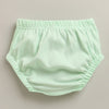 Mint Green Girls Cap Sleeves Frock With Panty