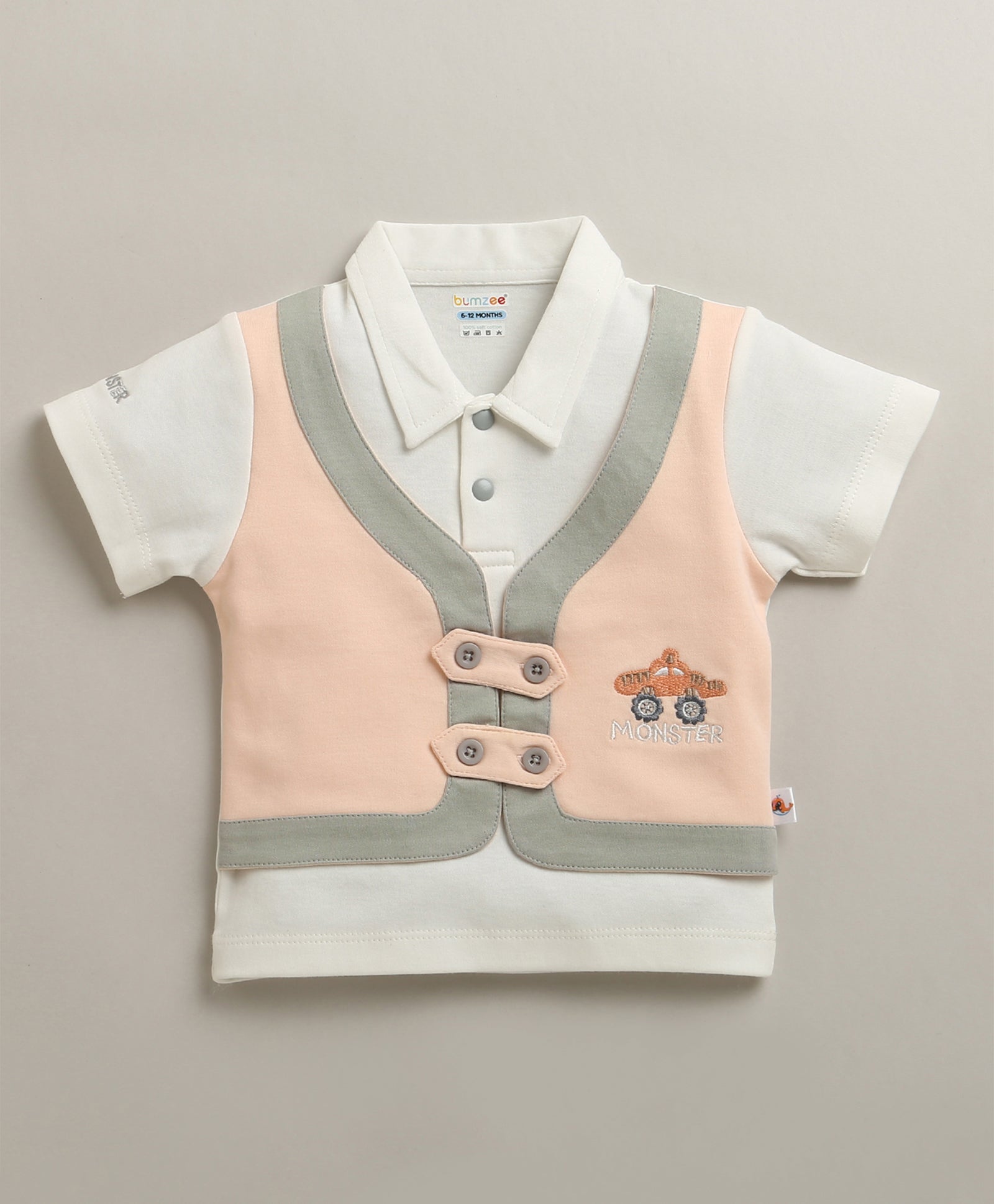 Soft Cotton Jacket Set – Easy Everyday Outfit for Boys | Bumzee