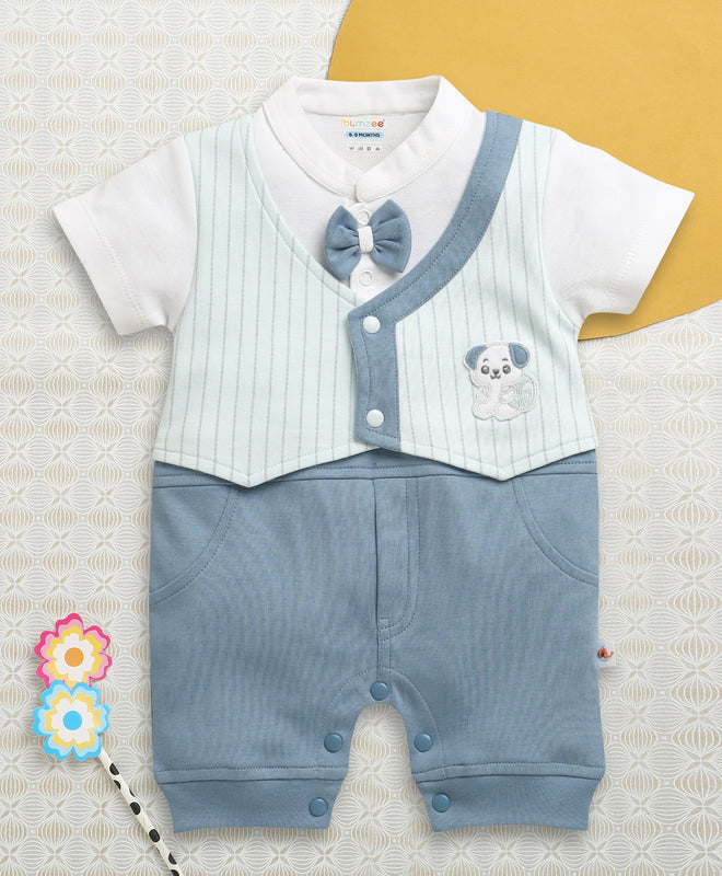 Soft Cotton Romper – Gentle & Easy Wear for Boys | Bumzee