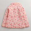 Peach Girls Full Sleeves Cotton Night Suit