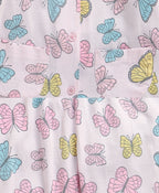 Bumzee Pink Animal Print Nightsuit, Full Sleeves, 100% Cotton (Style Peb11178)