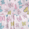 Pink Girls Full Sleeves Cotton Night Suit