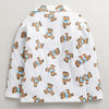 White Boys Full Sleeves Cotton Night Suit