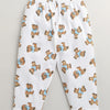 White Boys Full Sleeves Cotton Night Suit