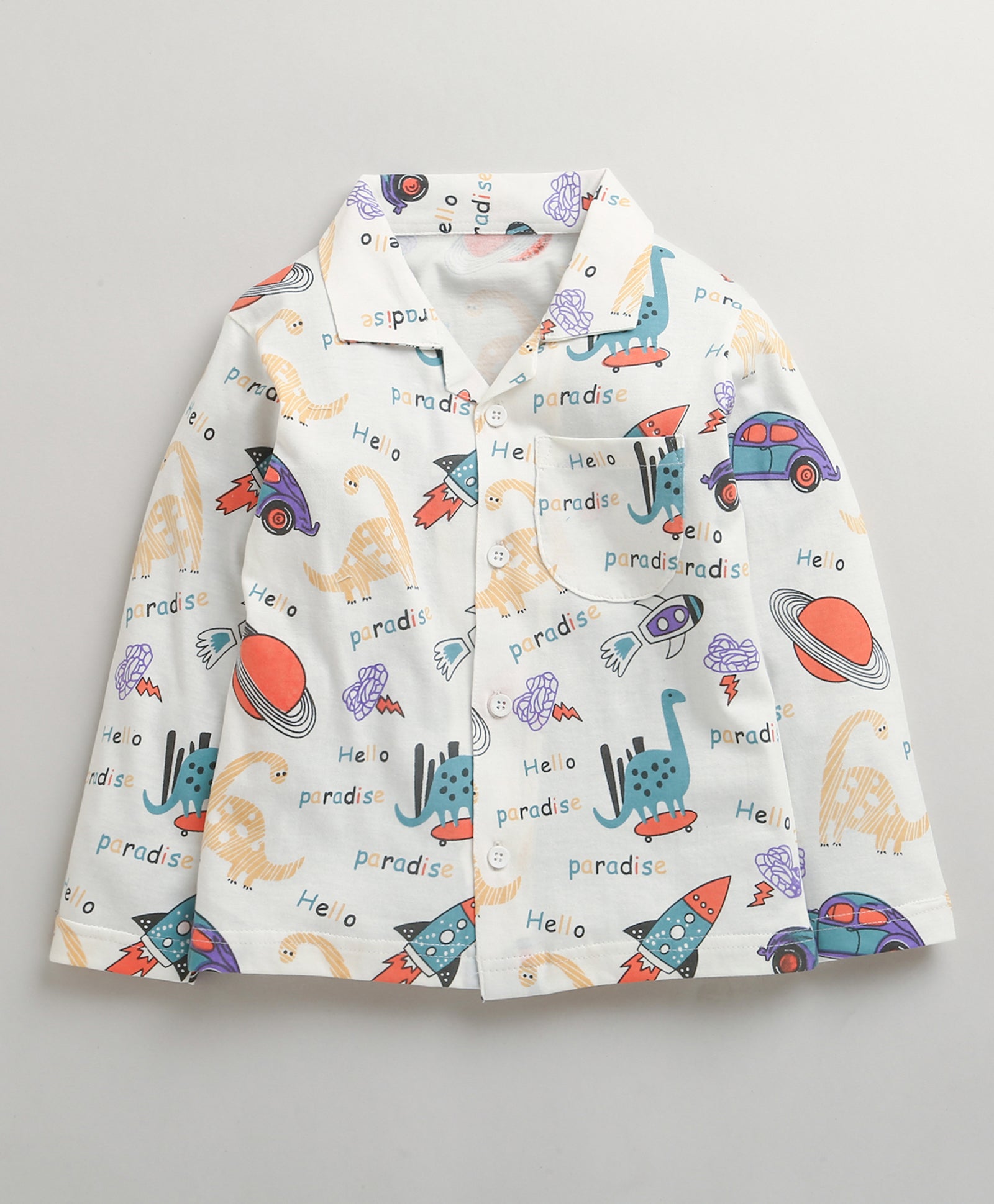 Soft Cotton Nightsuit – Easy Everyday Outfit for Boys | Bumzee