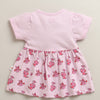 Lilac Girls Cap Sleeves Cotton Knee Length Frock