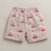 BUMZEE Dusty Pink Baby Girls Half Sleeves Jabla & Short Set
