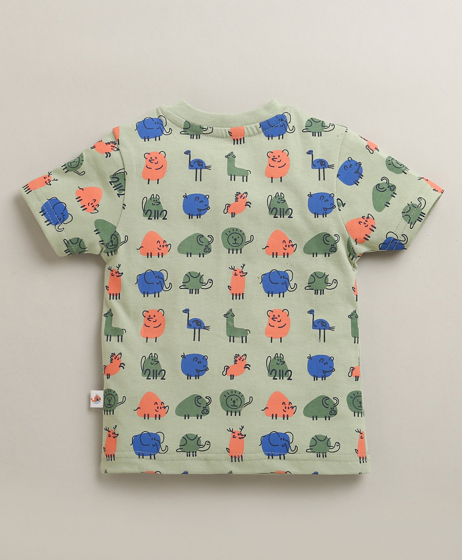 Green Baby Boys Half Sleeves Jabla & Short Set