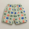 BUMZEE Green Baby Boys Half Sleeves Jabla & Short Set