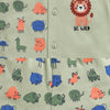 BUMZEE Green Baby Boys Half Sleeves Jabla & Short Set